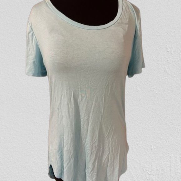 Turquoise Back Cut Out Shirt - Picture 4 of 13